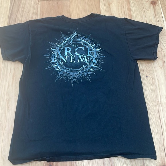Arch Enemy “Will To Power” Men’s Black T-Shirt - Size Large ~ Death Metal Band - Picture 8 of 9